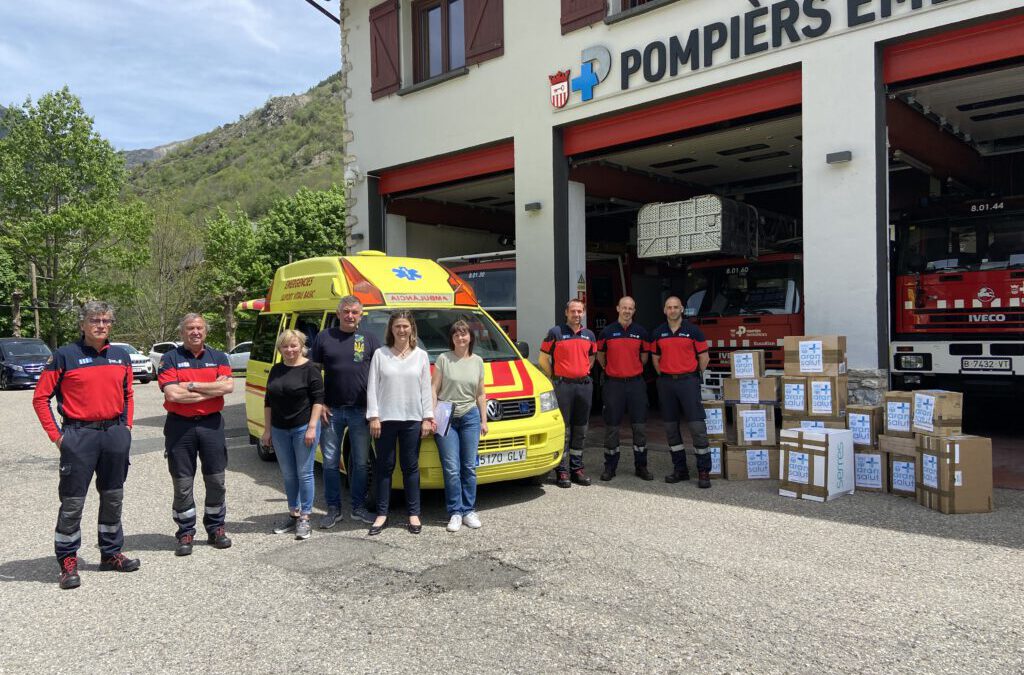 El gobierno de Aran dona una ambulancia a la Asociación de Ucranianos de Alta Ribagorça y Aran